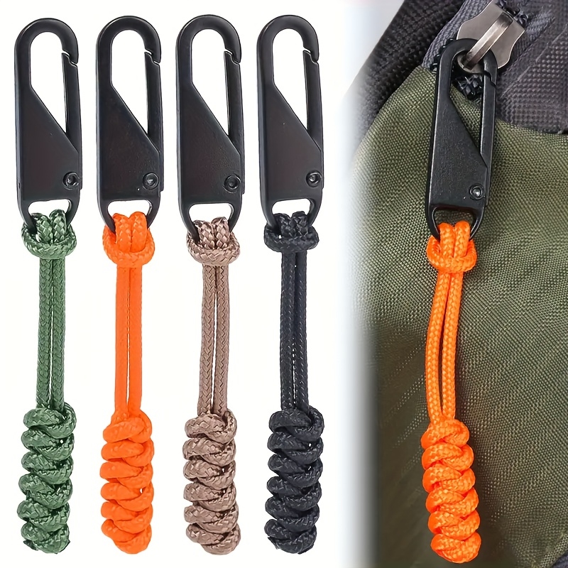 Travel Ziplock Bags - 6PCS Portable Zipper Pull Colorful Detachable