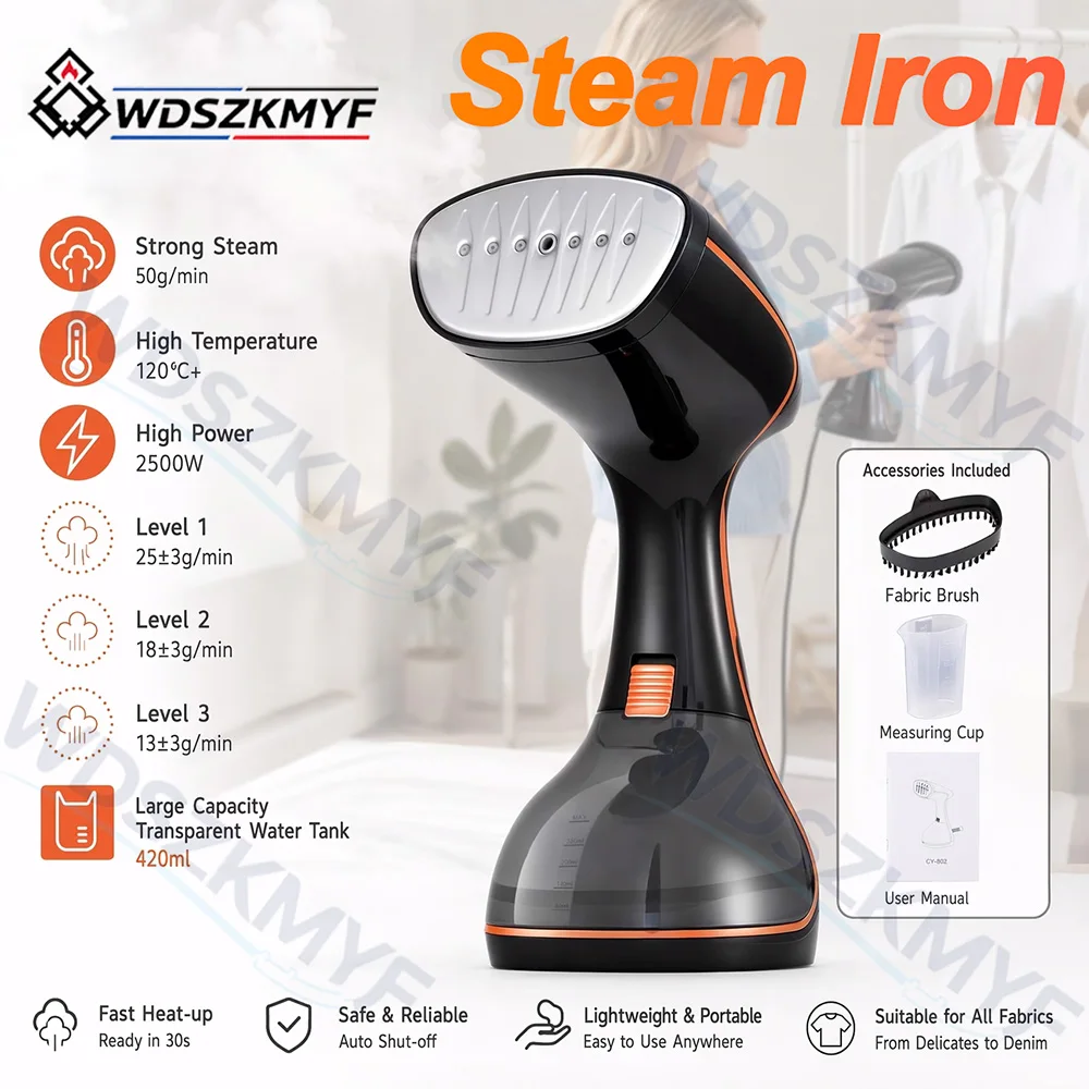 Portable Steamer Clothes - Portable Clothes Steamer 3 Modes LCD