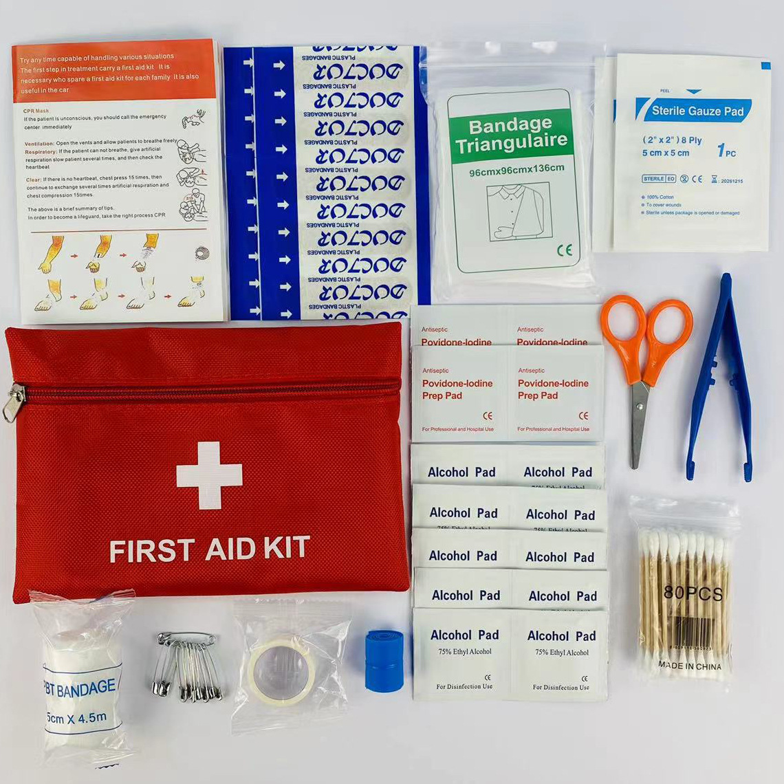 Travel Accessories Kit - 14pcs First Aid Kit Trauma Kit