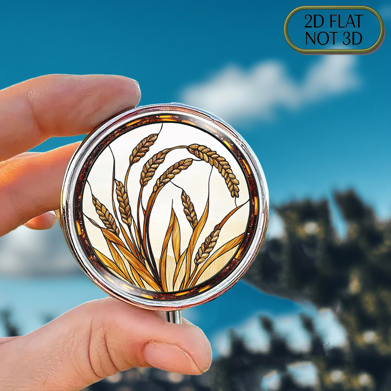 Travel Accessories As Gifts - A flat, portable, round metal pill