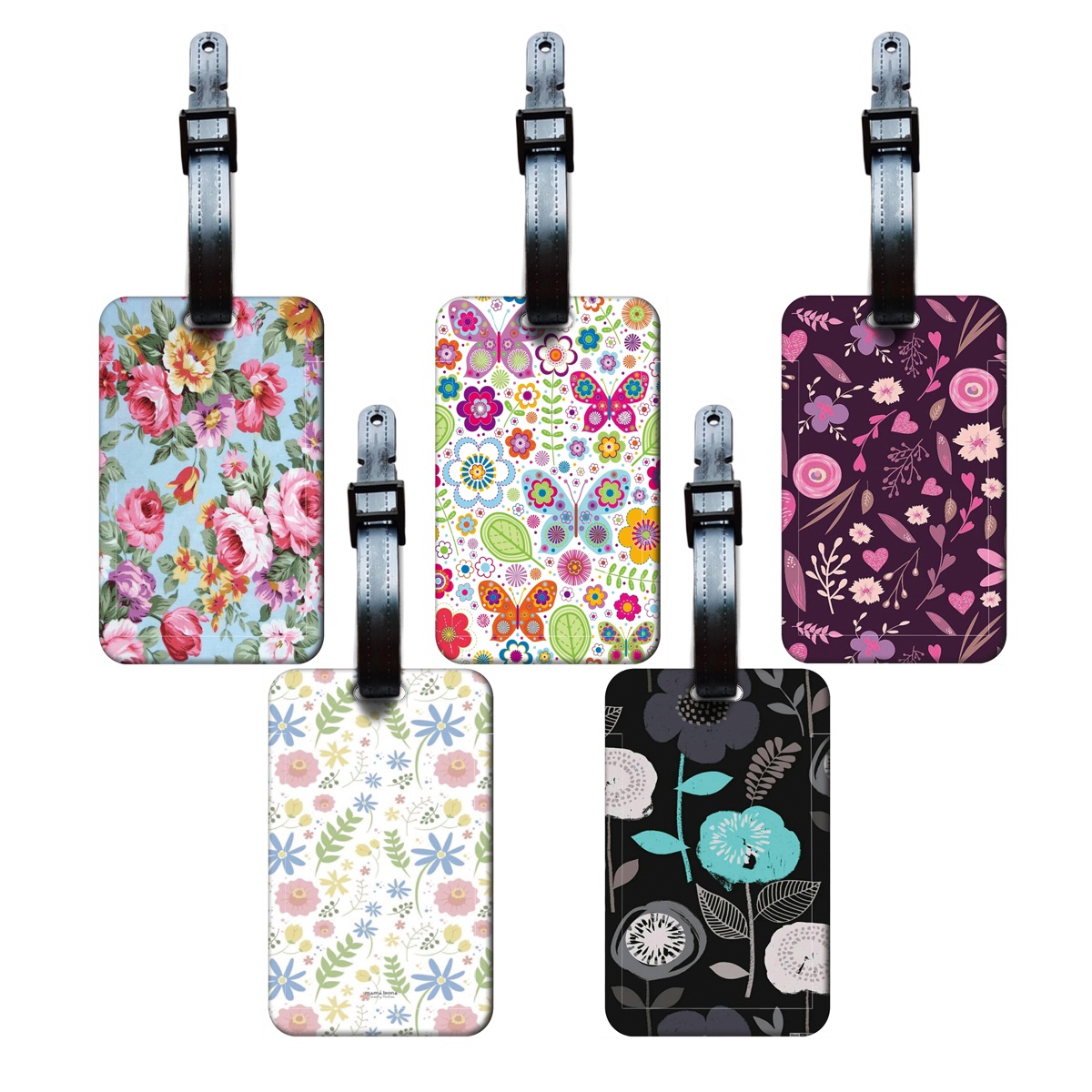 Travel Accessories List For Women - Beautiful Flowers Plants Baggage Tag Women