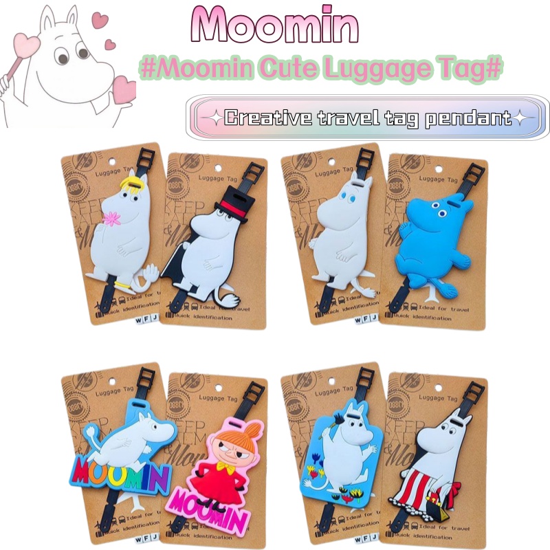 Travel Accessories Kit - Cartoon Anime Little Chubby Moomin Boarding