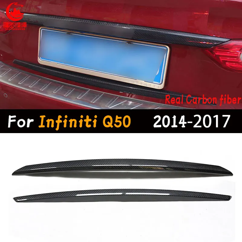Sticker Luggage Decorative - For Infiniti Q50 modified dry carbon