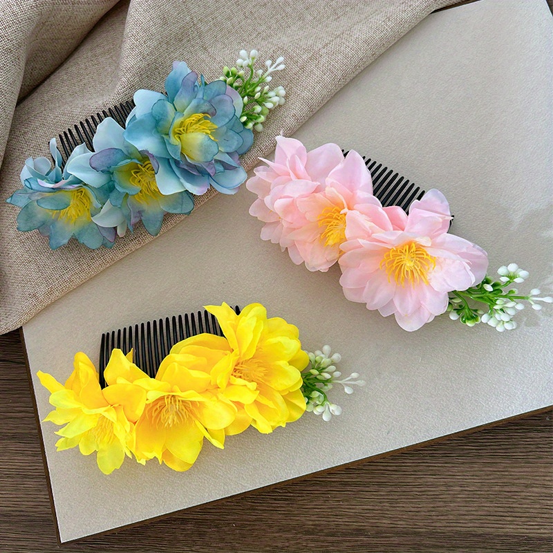 Travel Accessories Bunnings - Pure & Ethereal Floral Hair Comb
