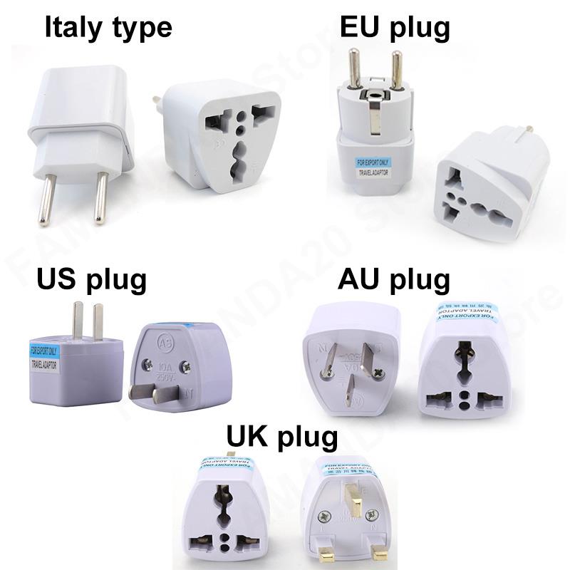 Travel Accessories Europe - Universal US/UK/AU/DE/Italy Plug Adapter USA To