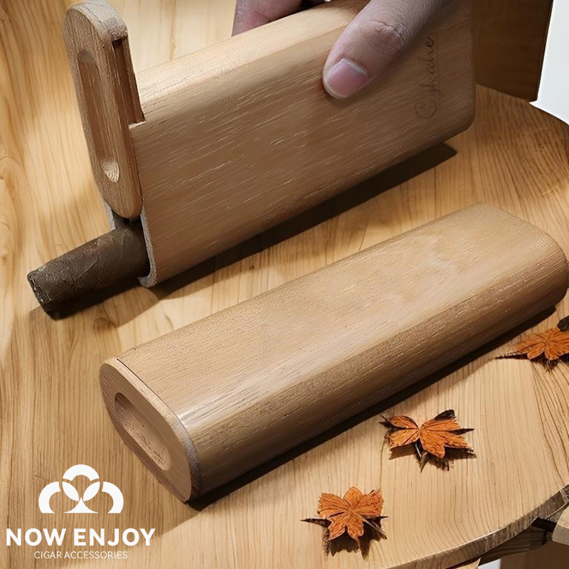 Travel Accessories Youtube - Portable Cigar Case Natural Cedar Wood