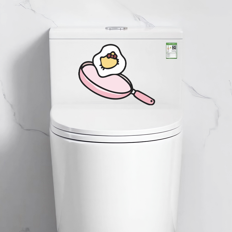 Cute Sanrio Hello Kitty Toilet - Sticker Luggage Decorative review and price