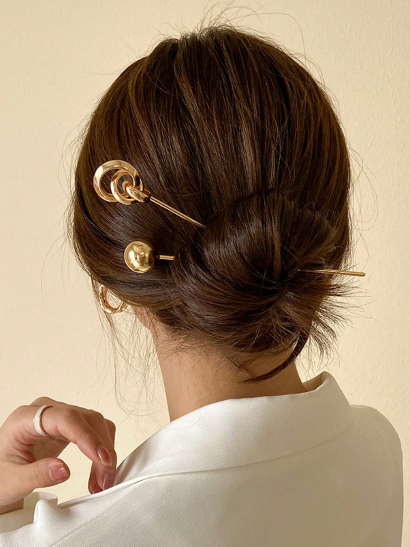 2pcs simple metal hairpin Hair - Travel Accessories Bunnings review and price