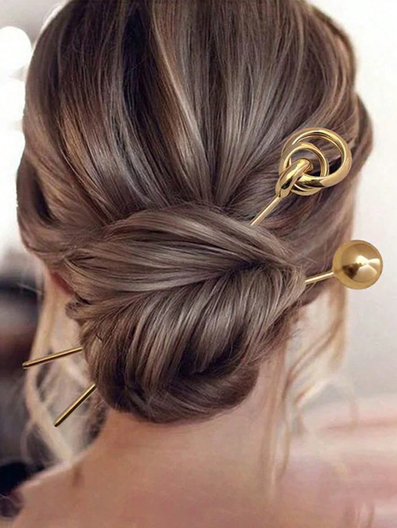 2pcs simple metal hairpin Hair - Travel Accessories Bunnings review and price