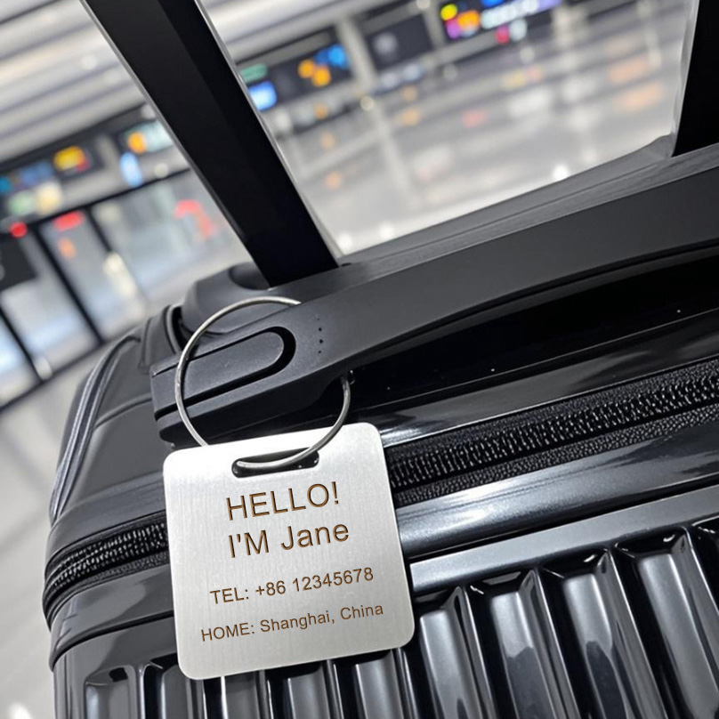 Custom Name Luggage Tag Laser  - Travel Accessories Sale review and price