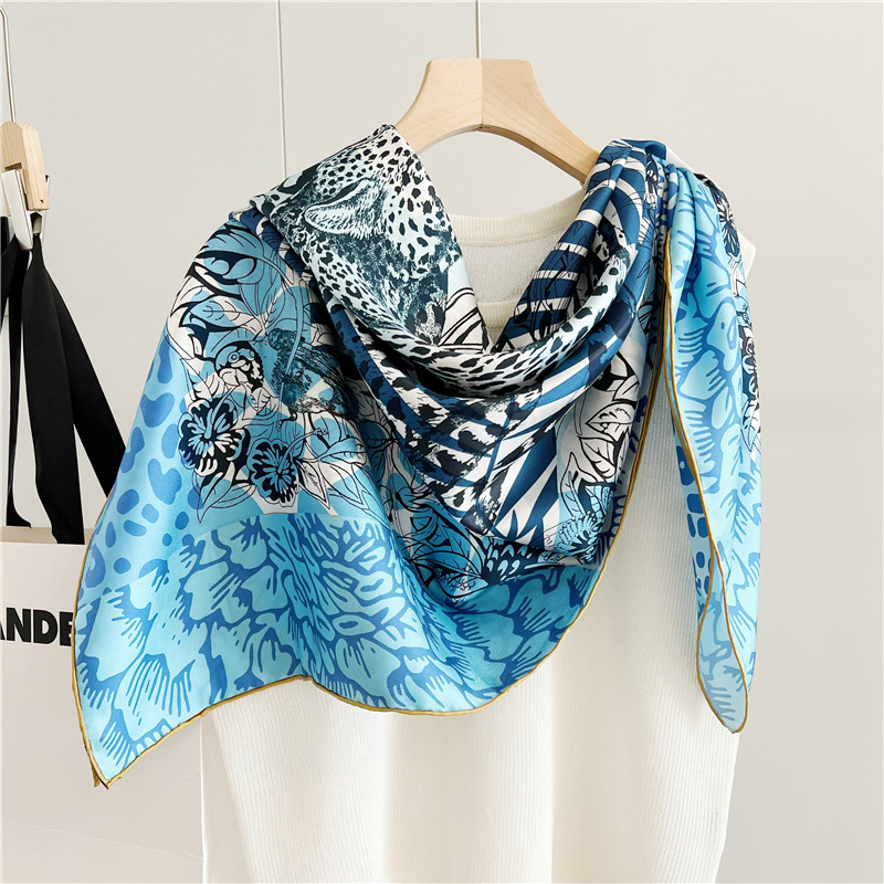 Lion Print Silk Scarf Luxury D - Travel Accessories Luxury review and price