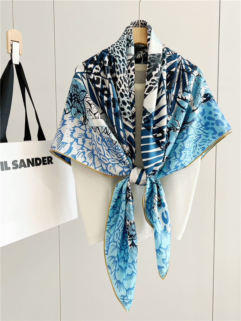Lion Print Silk Scarf Luxury D - Travel Accessories Luxury review and price