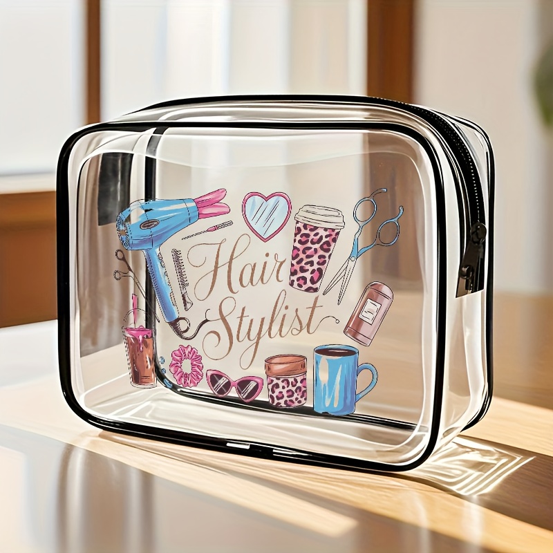 1pc Clear Makeup Bag Transpare - Toiletry Bag Tsa review and price