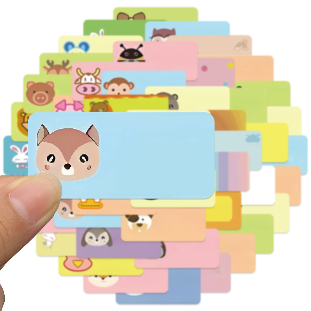 50pcs Cartoon Name Sticker Cut - Sticker Luggage Decorative review and price