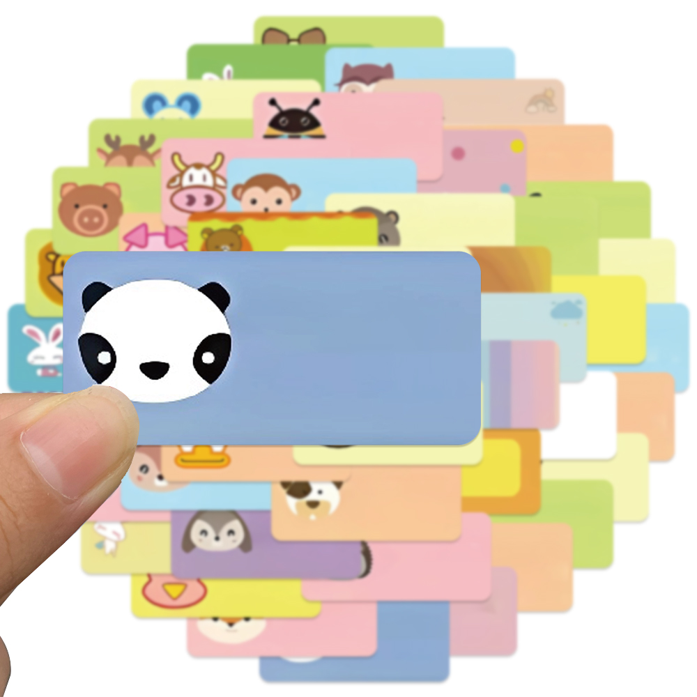 50pcs Cartoon Name Sticker Cut - Sticker Luggage Decorative review and price