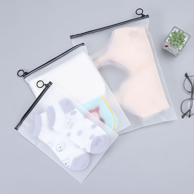500Pcs/Lot Frosted Zipper Bag  - Travel Ziplock Bags review and price