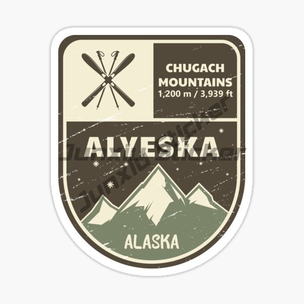 Alaska American Retro Sunset S - Sticker Luggage Decorative review and price