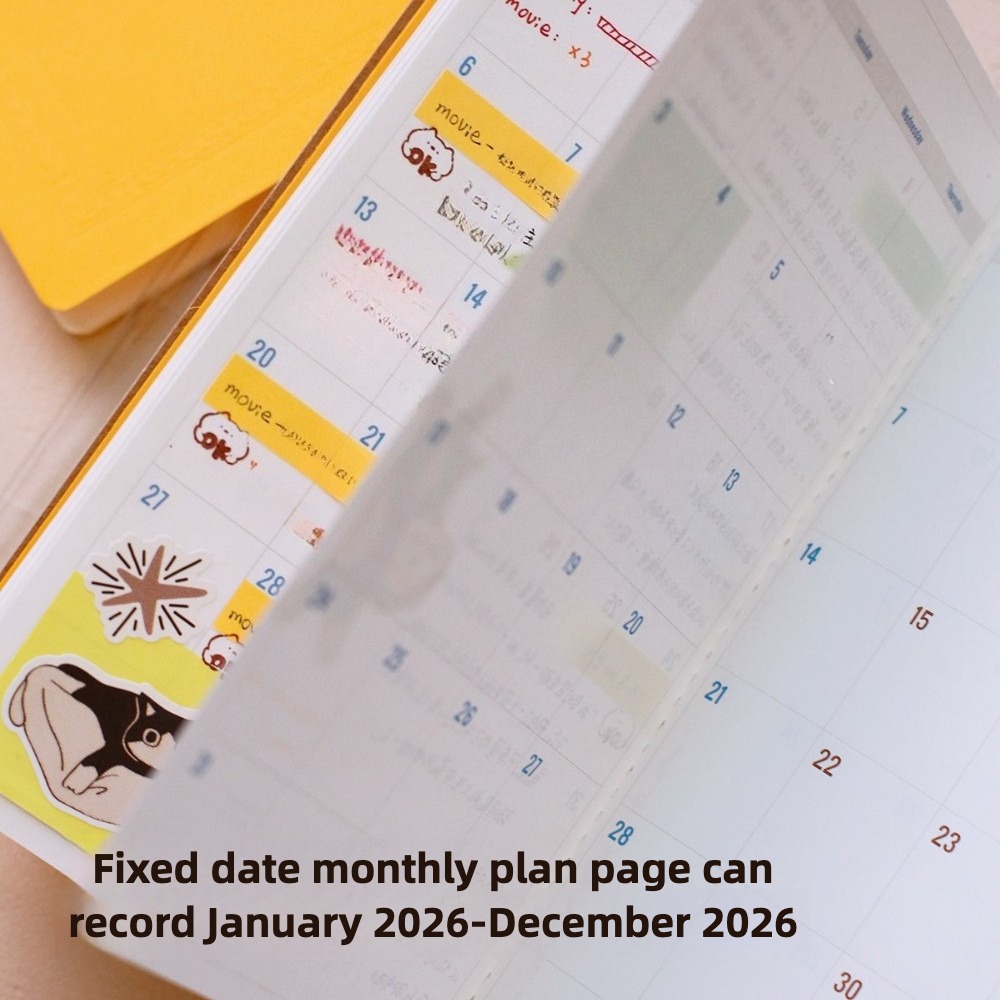 2026 Annual Calendar Plan Sche - Travel Notebook Journal review and price