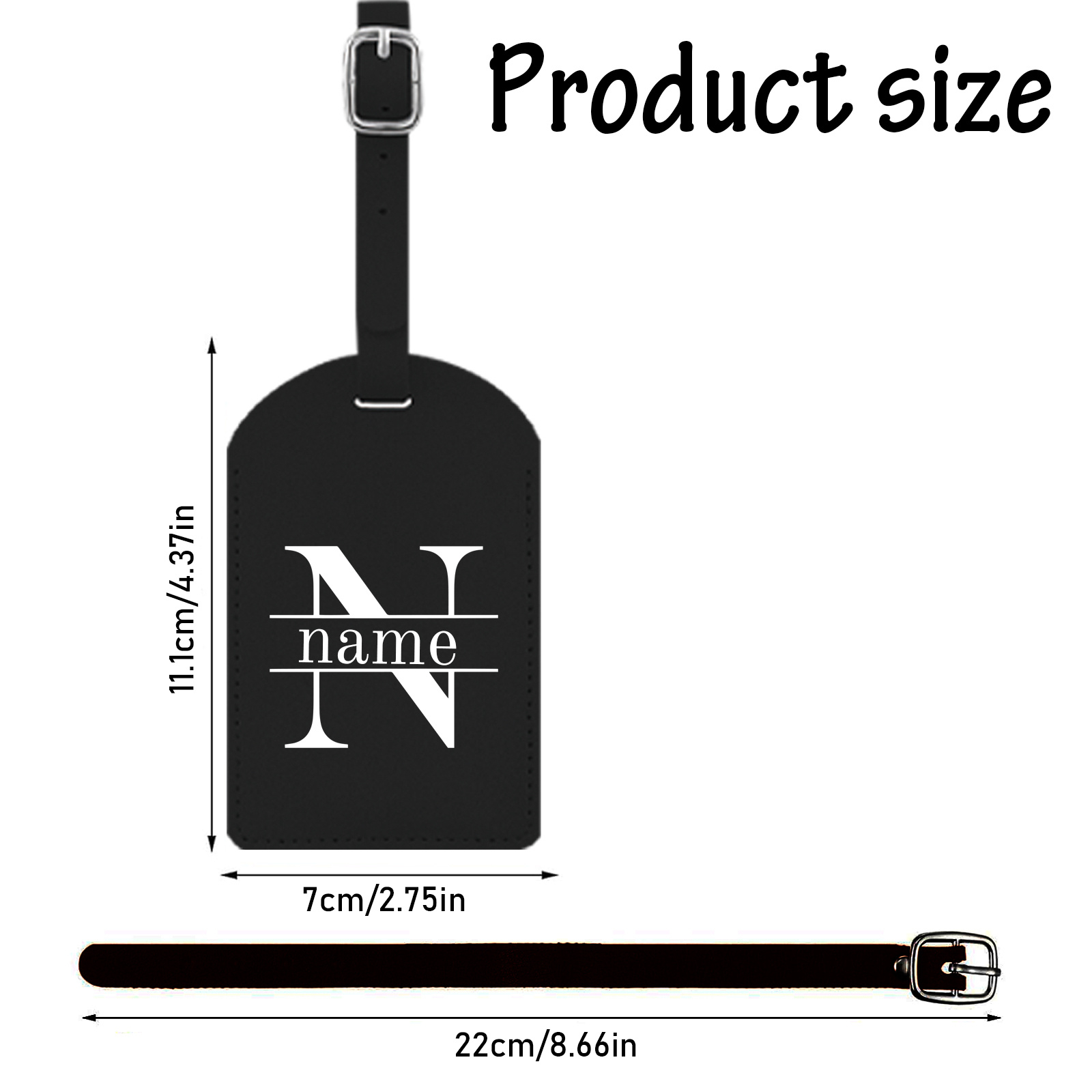 1pc,Personalize Luggage Tags,L - Travel Accessories Name review and price