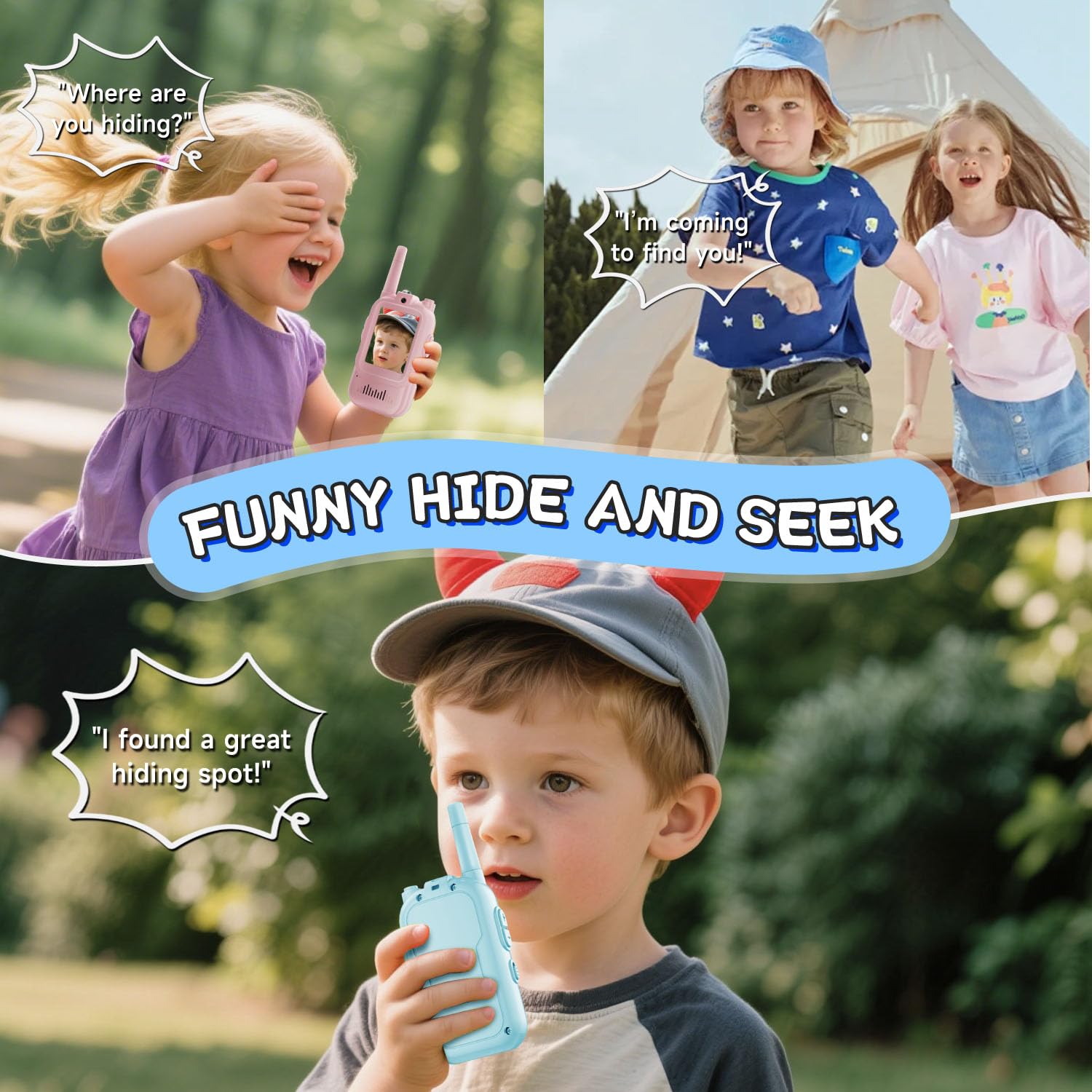 2PCS  Video Walkie Talkies for - Travel Accessories For Toddlers review and price