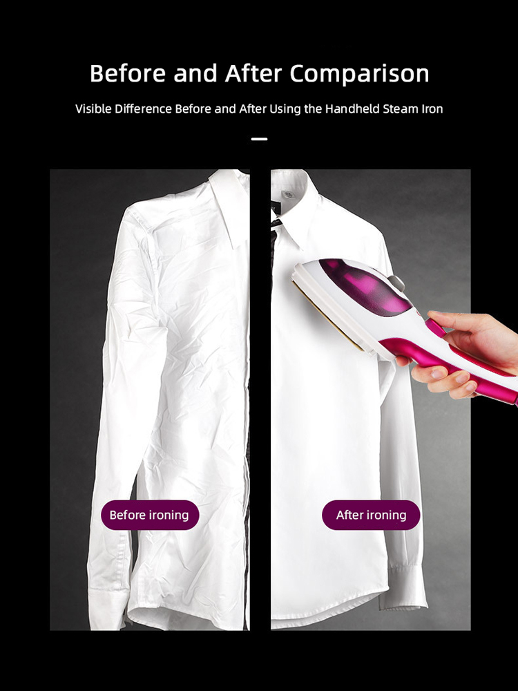 110V/220V Handheld Steam Iron  - Portable Steamer Clothes review and price