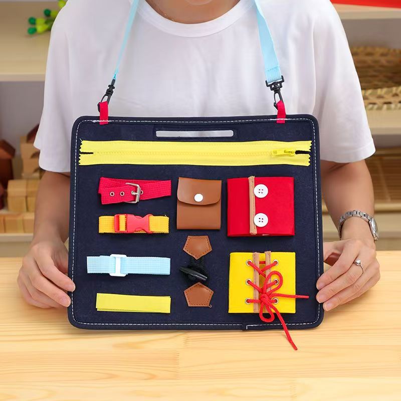 Montessori Busy Board for Todd - Travel Accessories For Toddlers review and price