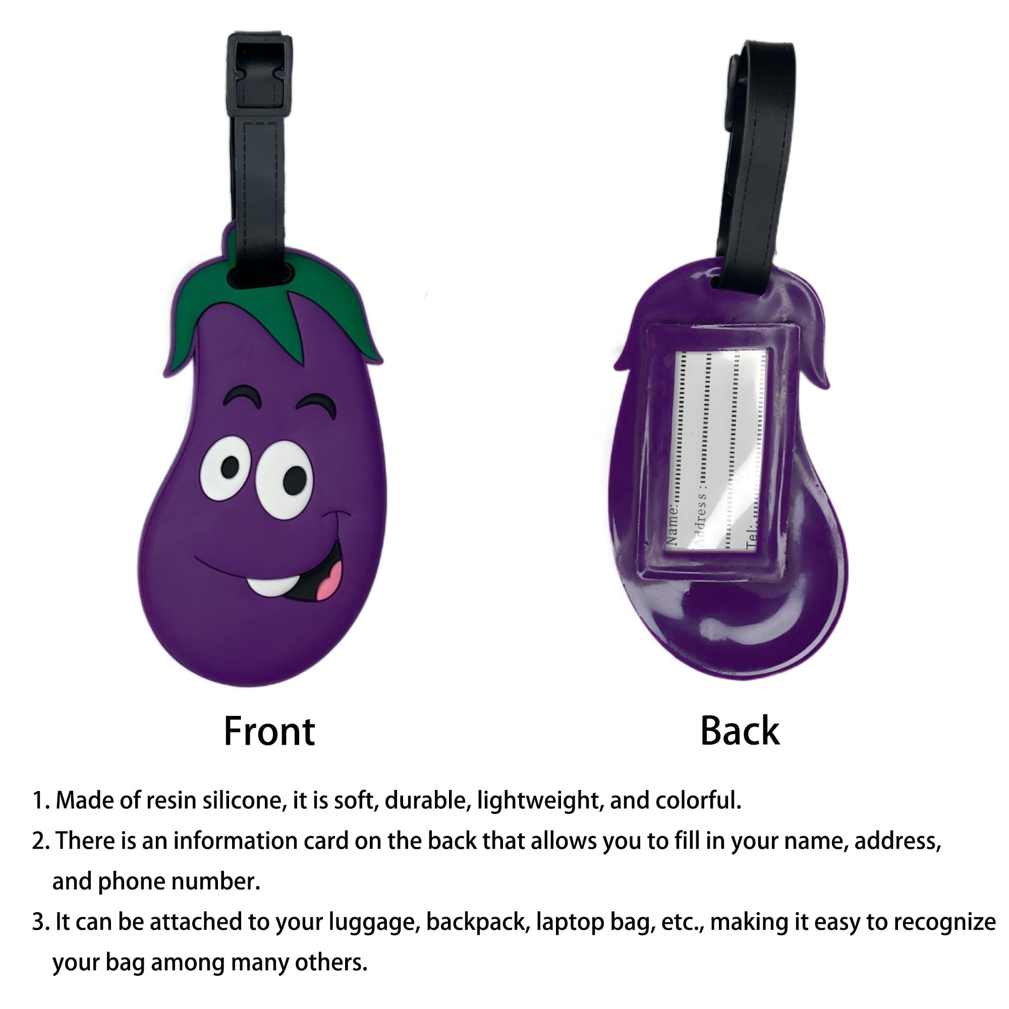 Strawberry Eggplant Carrot Pin - Travel Accessories Unique review and price