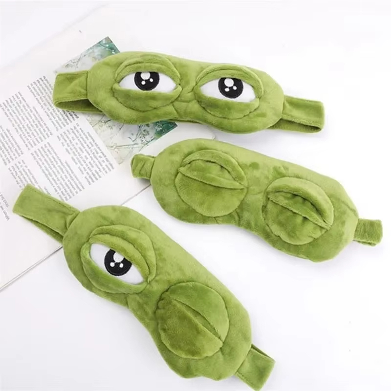 Frog Shaped Eye Mask Party Gam - Travel Accessories Aesthetic review and price