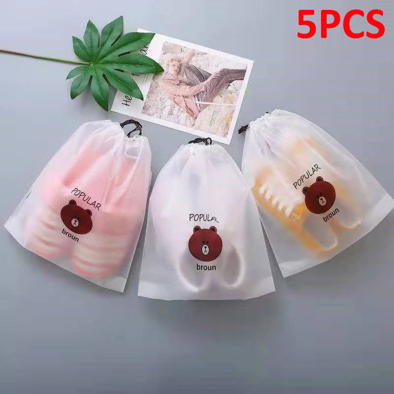5PCS Shoe dust storage bag Zip - Travel Ziplock Bags review and price