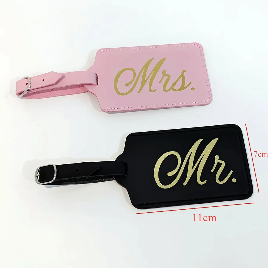2PCS/Set Mr Mrs Couples Luggag - Travel Accessories Name review and price