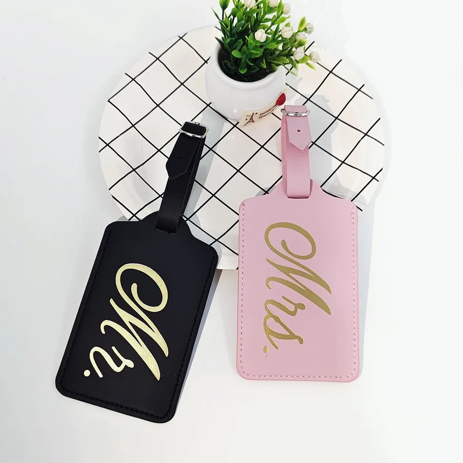 2PCS/Set Mr Mrs Couples Luggag - Travel Accessories Name review and price