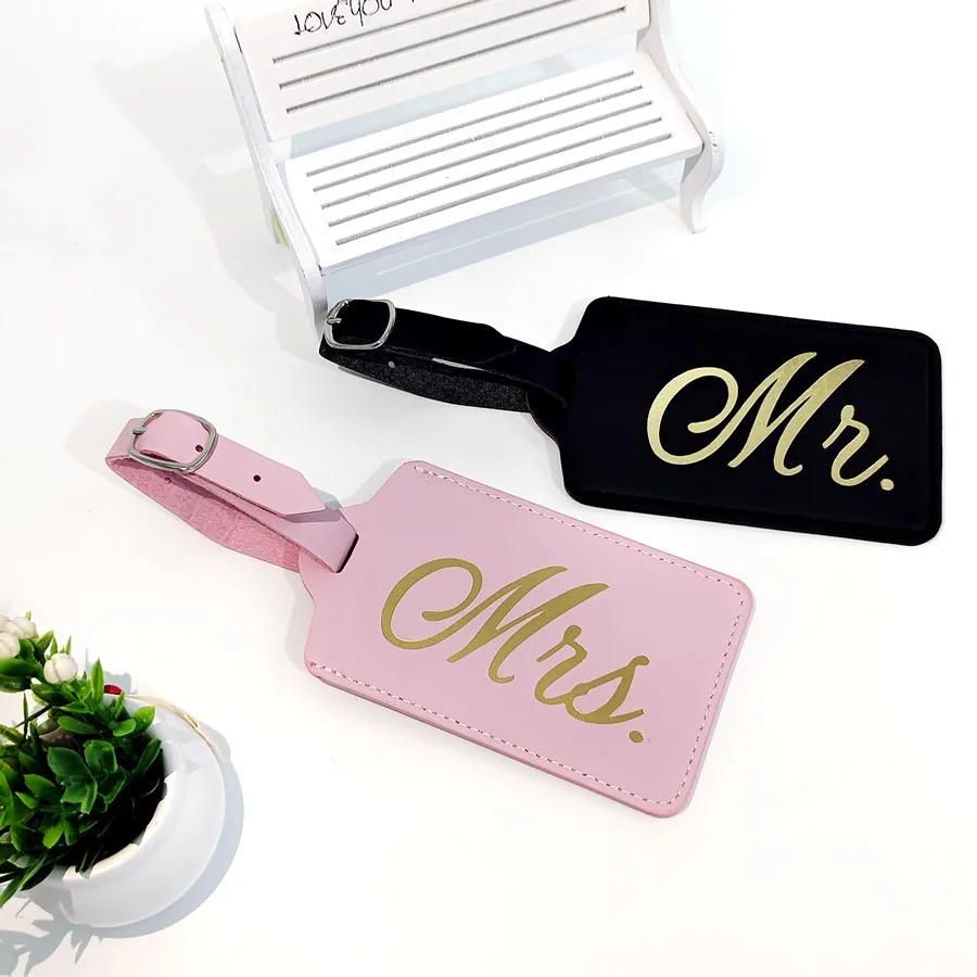 2PCS/Set Mr Mrs Couples Luggag - Travel Accessories Name review and price