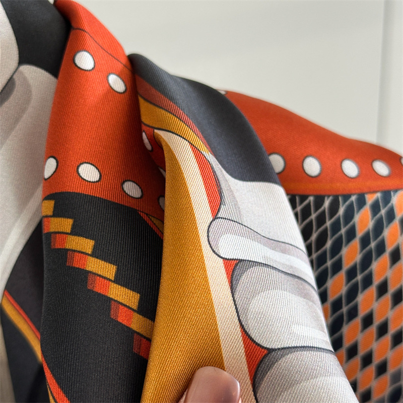 Saddle Print Silk Scarf Luxury - Travel Accessories Luxury review and price