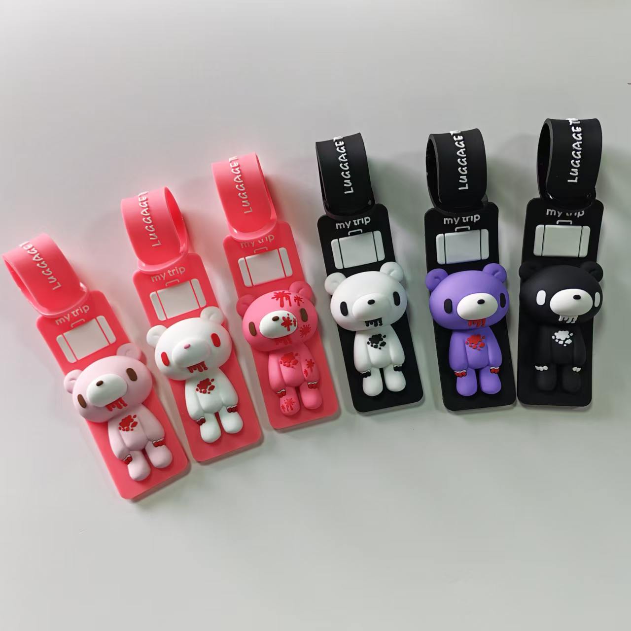 Cute Cartoon Bear Silicone Lug - Travel Accessories Name review and price