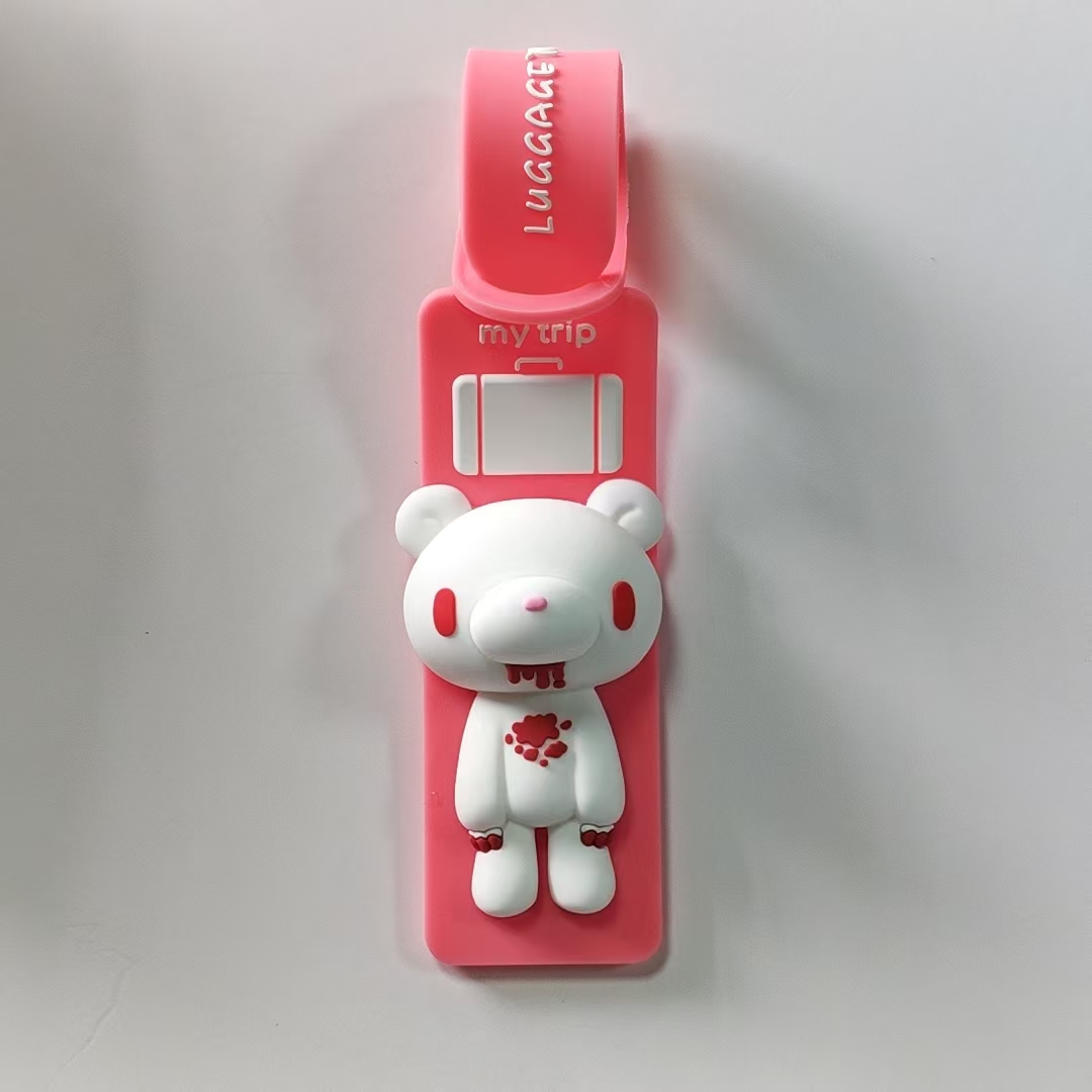 Cute Cartoon Bear Silicone Lug - Travel Accessories Name review and price