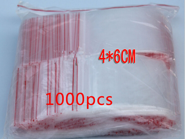 1000pcs 4x6cm pe transparent t - Travel Ziplock Bags review and price