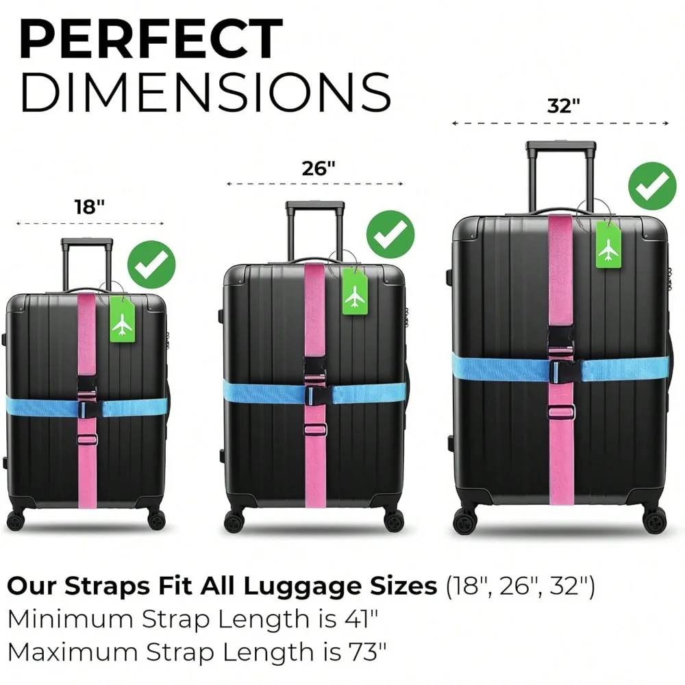 Luggage Strap Set with Luggage - Travel Accessories Unique review and price