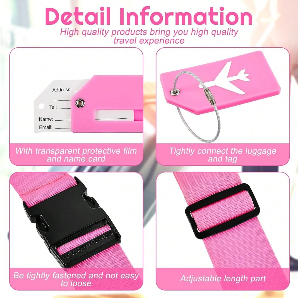 Luggage Strap Set with Luggage - Travel Accessories Unique review and price