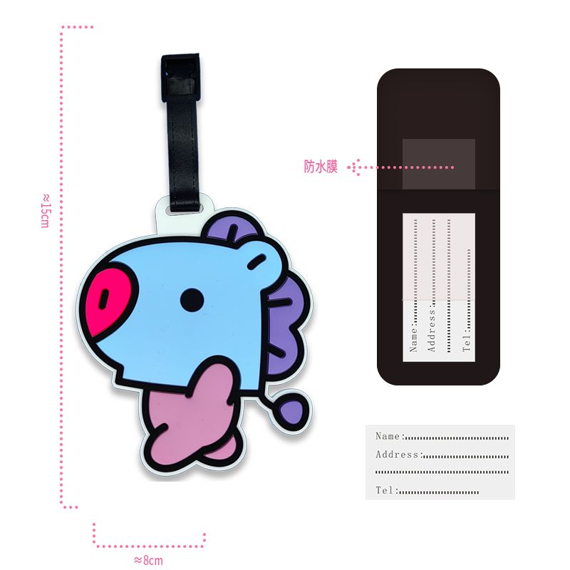 BT21 cartoon cute keychain Kaw - Travel Accessories Kit review and price