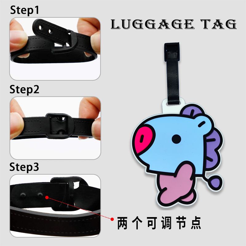 BT21 cartoon cute keychain Kaw - Travel Accessories Kit review and price
