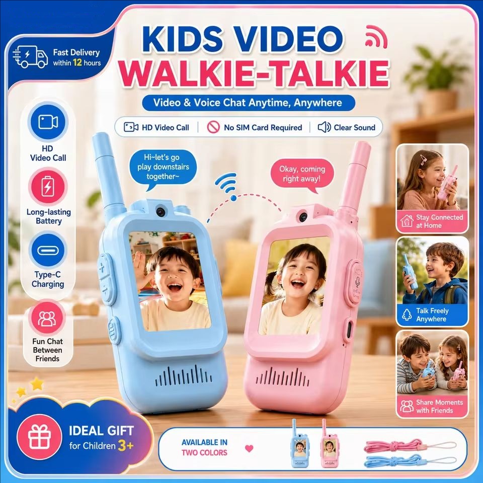 Video Walkie Talkies for Kids  - Travel Accessories For Toddlers review and price