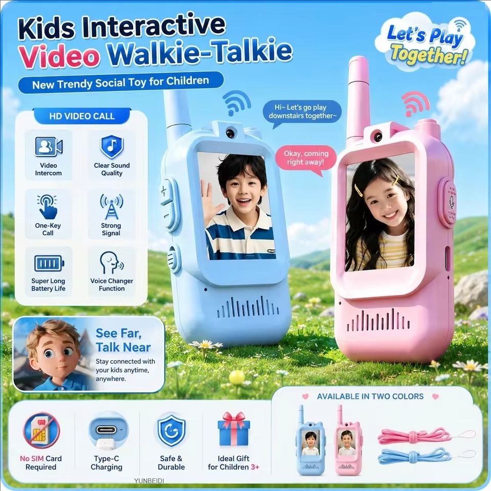 Video Walkie Talkies for Kids  - Travel Accessories For Toddlers review and price
