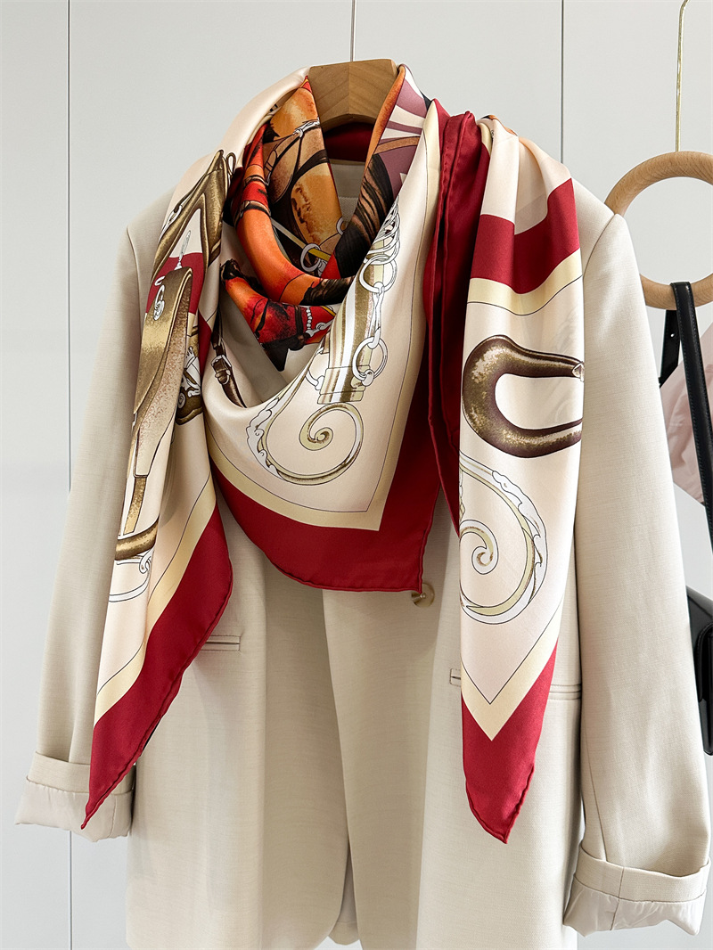 Horse Silk Scarf Luxury Design - Travel Accessories Luxury review and price