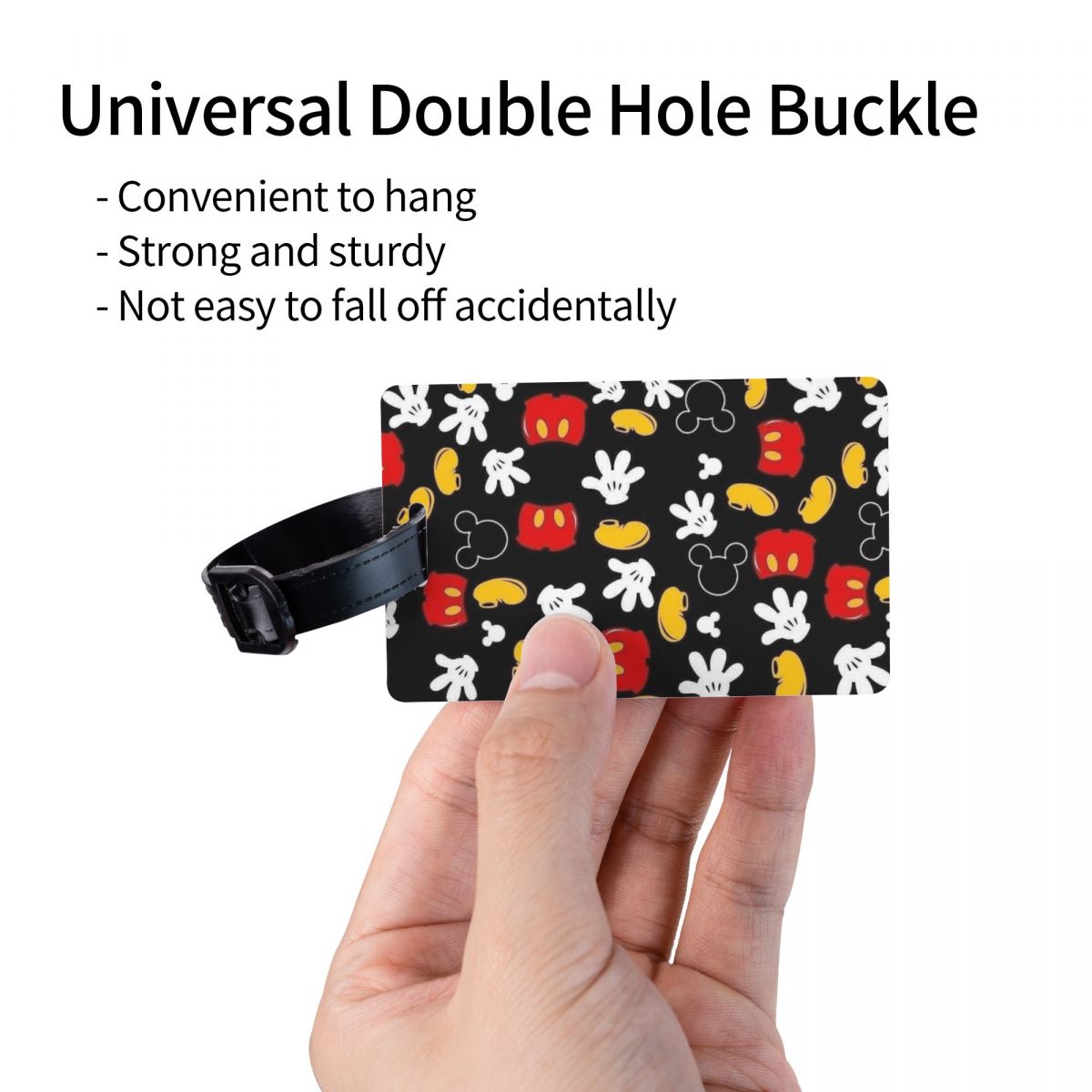 Custom M-Mouse  Luggage Tag fo - Travel Accessories Name review and price