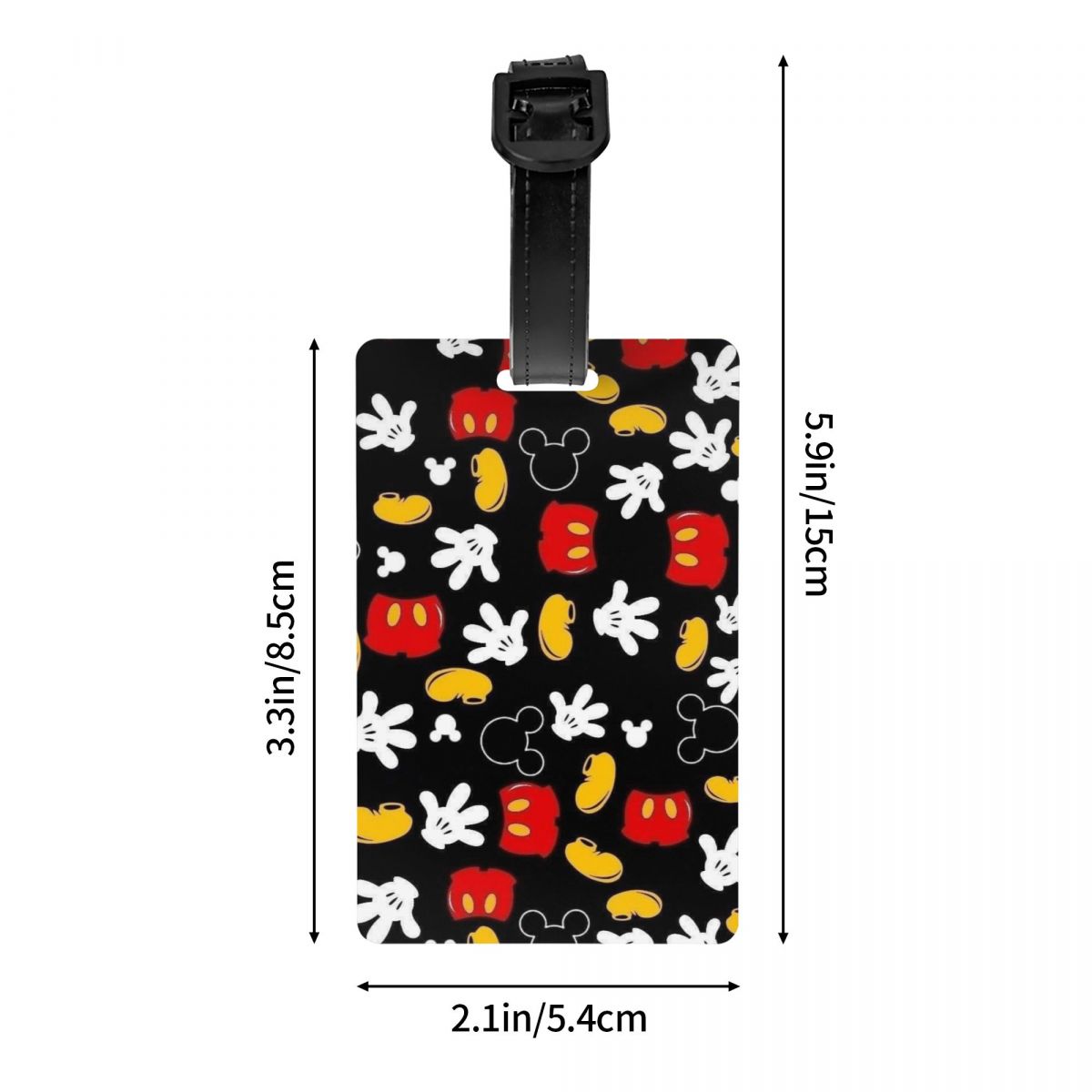 Custom M-Mouse  Luggage Tag fo - Travel Accessories Name review and price