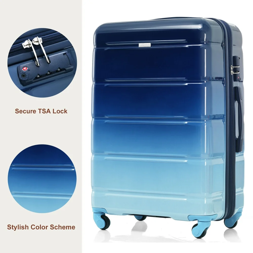 3-Piece Luggage Set  - Checked - Toiletry Bag Tsa review and price