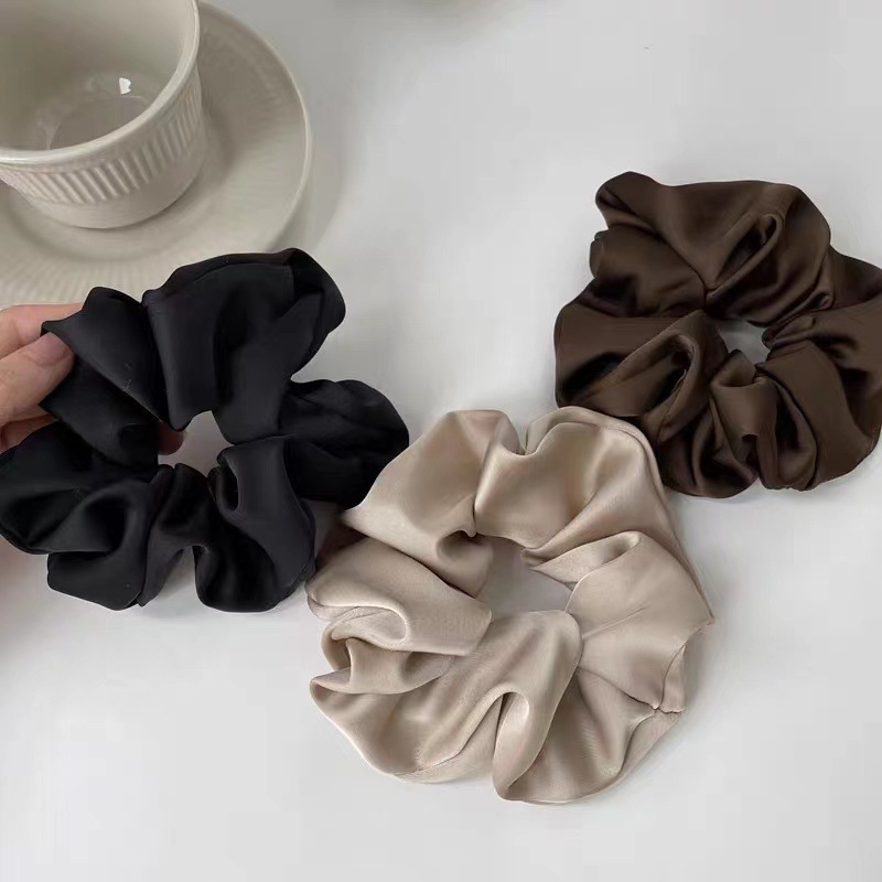 3Pcs Luxury Satin Hair Scrunch - Travel Accessories Aesthetic review and price