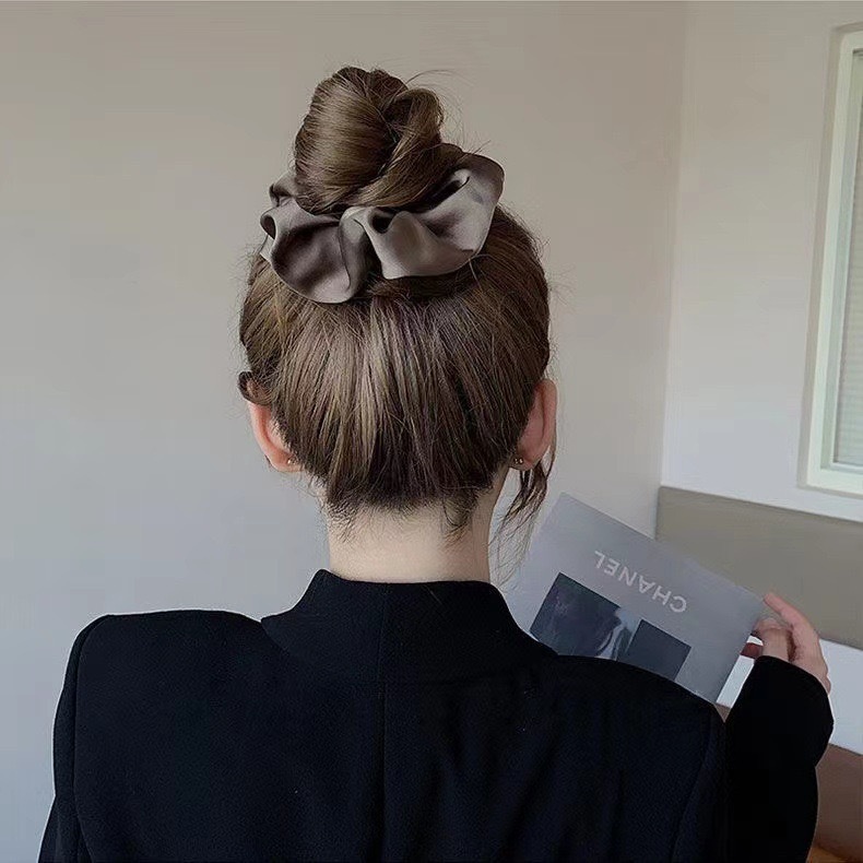 3Pcs Luxury Satin Hair Scrunch - Travel Accessories Aesthetic review and price