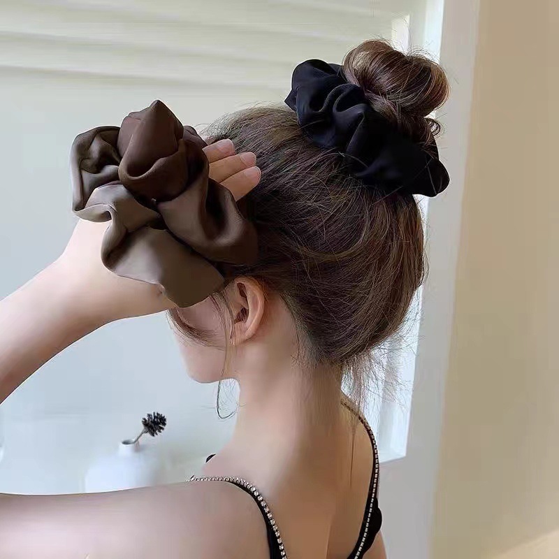 3Pcs Luxury Satin Hair Scrunch - Travel Accessories Aesthetic review and price