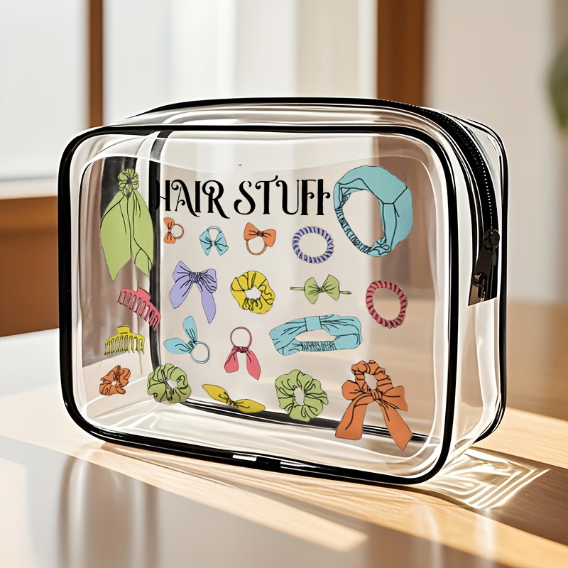 1pc Clear Makeup Bag Transpare - Toiletry Bag Tsa review and price